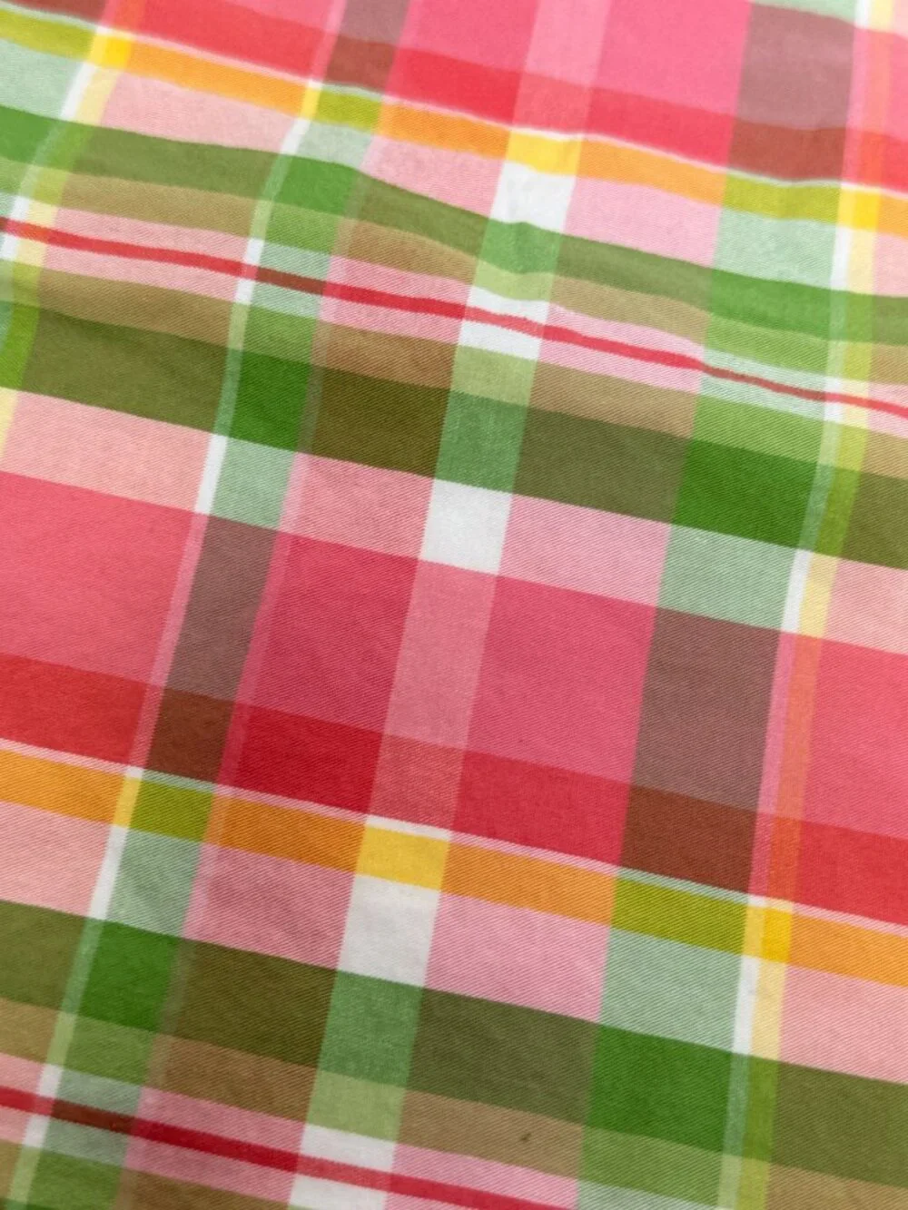 Gymboree Girls Size 12 Plaid Skort Pink Green Bow Mini Skirt Shorts
